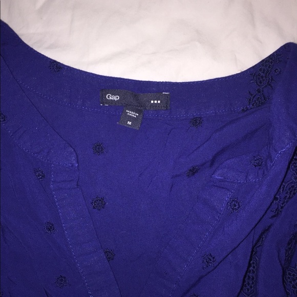 Gap long sleeve blue blouse💙 - Picture 2 of 2